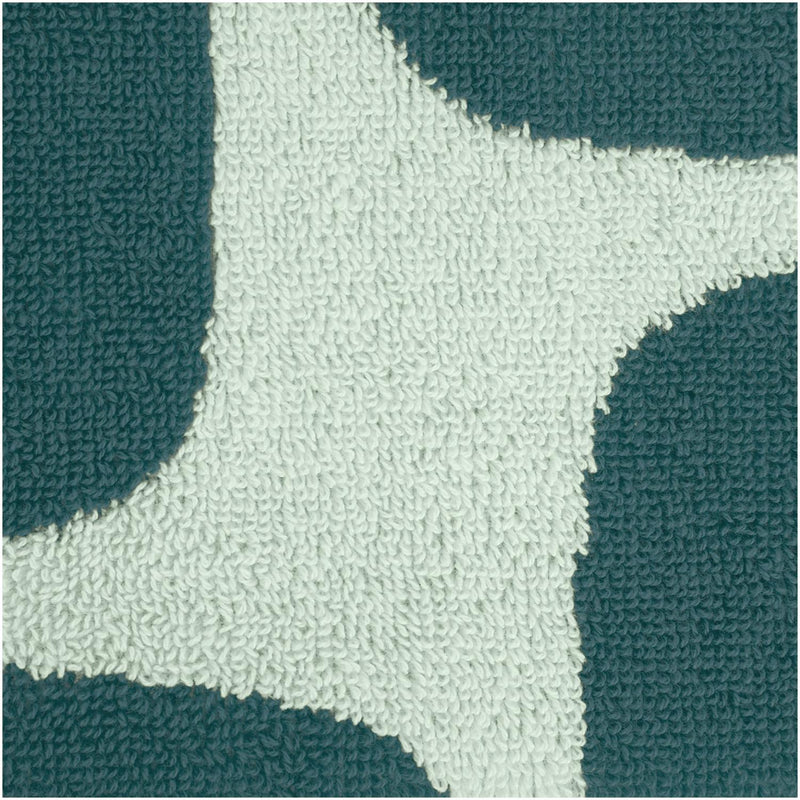 Habitat x Scion Lohko teal cotton towel - British product