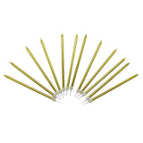 Habitat Gold Long Candles Pack 12 For Occasions, UK version