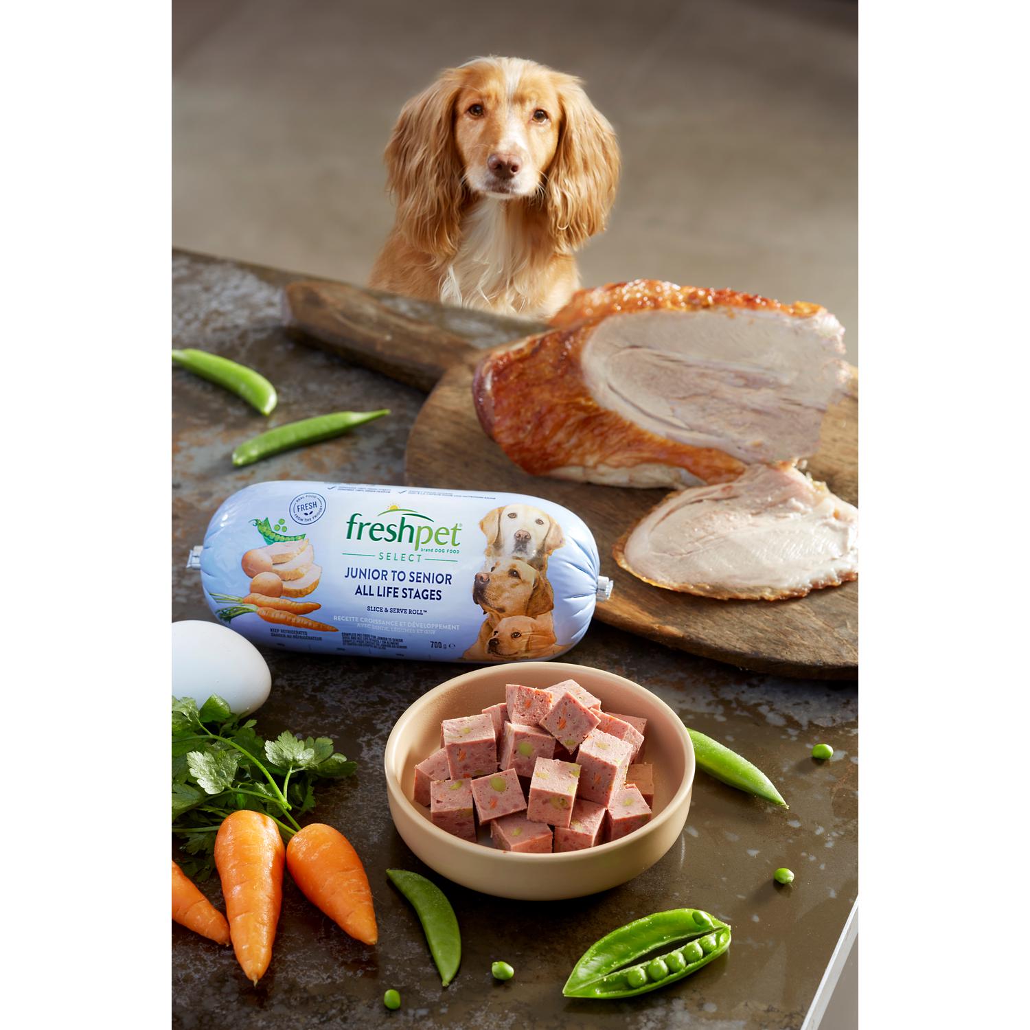 Freshpet Junior Senior Slice and Serve Dog Roll 700g - British product
