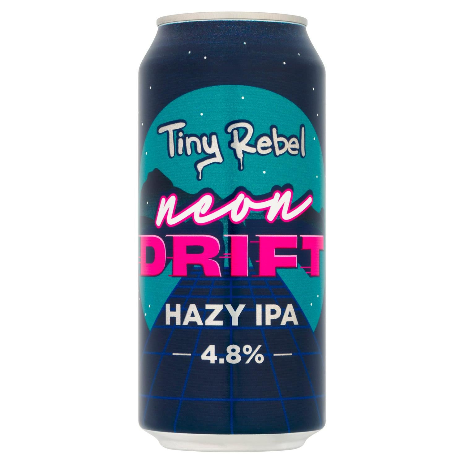 Tiny Rebel Neon Drift Hazy IPA beer 440ml (British brand)