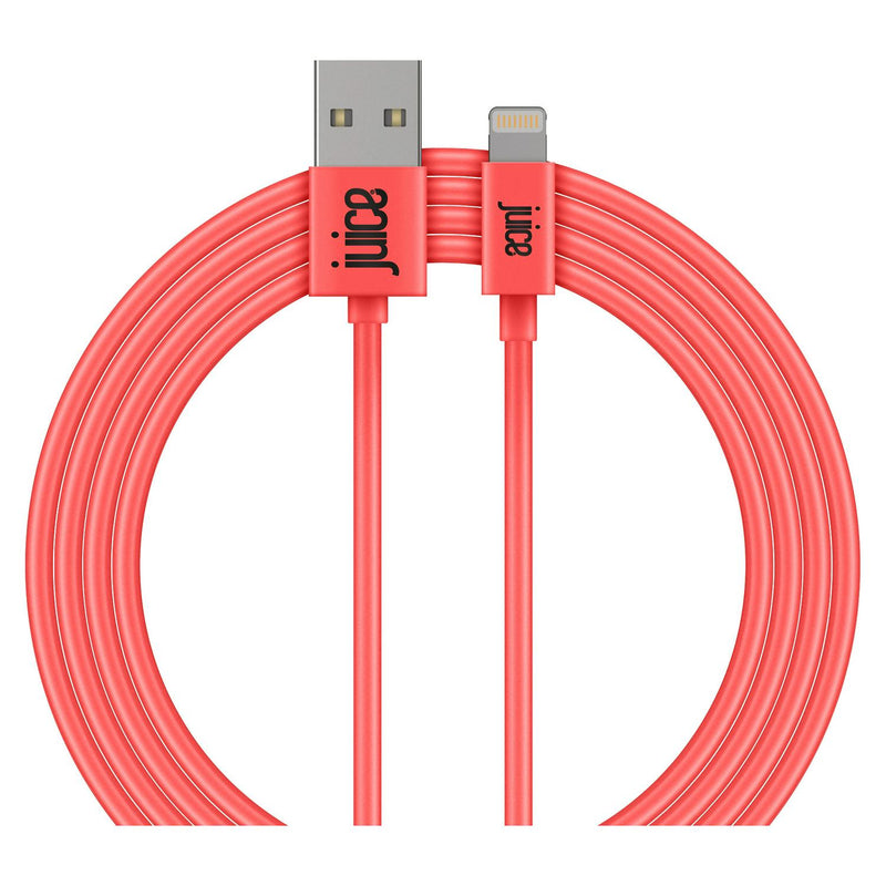 Juice Lightning Charging Cable Coral 2m, UK version