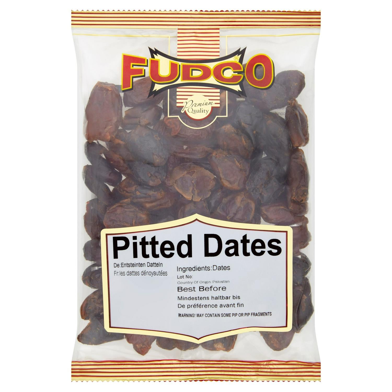 Fudco Pitted Dates 300g from UK warehouse - British product
