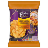 Sainsbury's roast turkey dinner flavoured hand cooked potato crisps 150g (British brand)