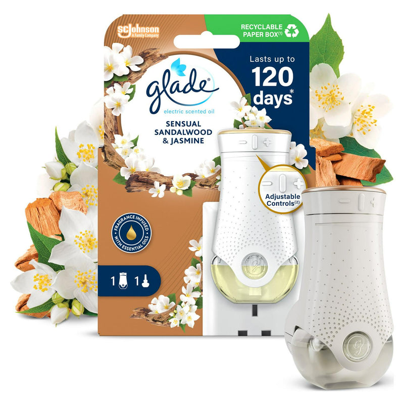 Glade Air Freshener Refill Sandalwood & Jasmine 20ml, UK version