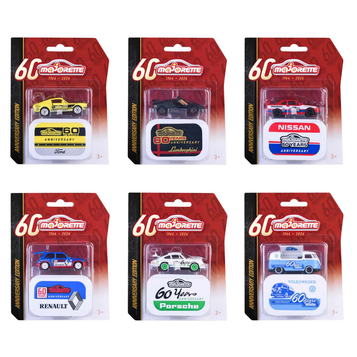 Majorette toy cars assortment 6 models imported from the UK