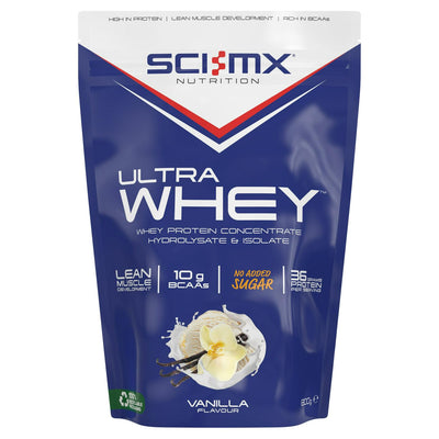 Sainsburys Sci-MX Nutrition Ultra Whey Vanilje Myseproteinpulver 800g - Kjøp online hos McGrocer