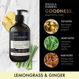 Baylis & Harding natural hand wash lemongrass ginger 500ml - British product