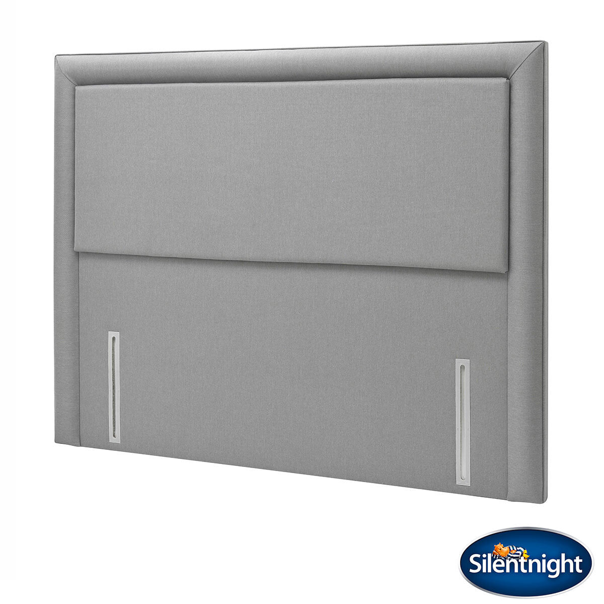 Silentnight Palermo grey fabric headboard Super King, UK version