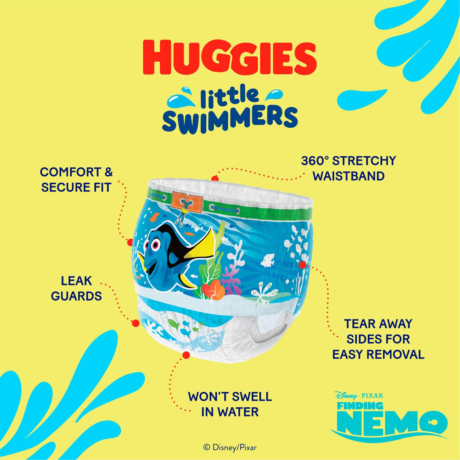 Huggies Little Swimmers swim nappies size 5 6 11 count (British brand)