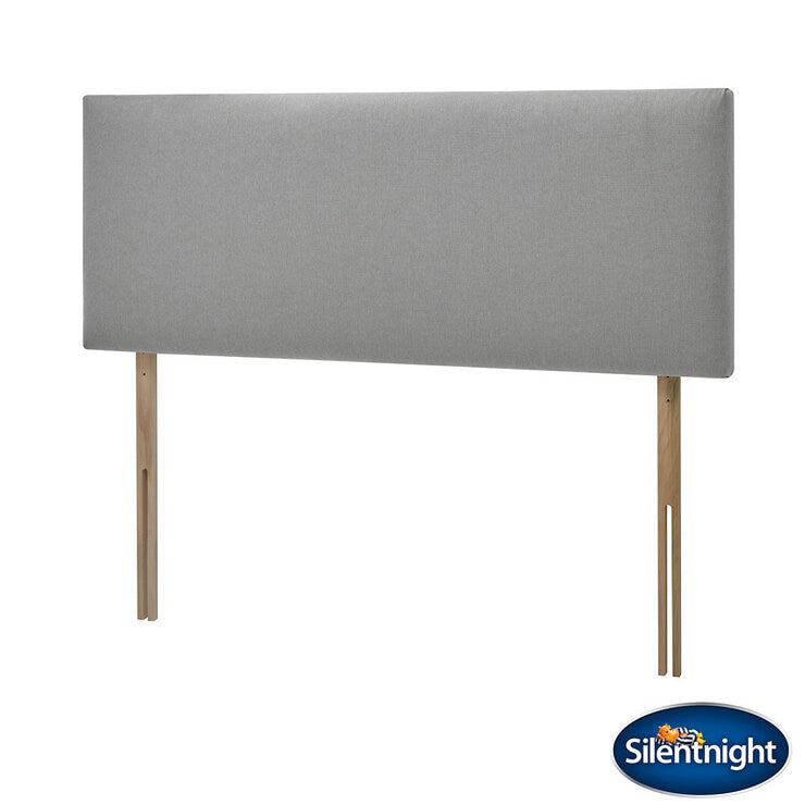 Silentnight grey fabric headboard small double (British brand)
