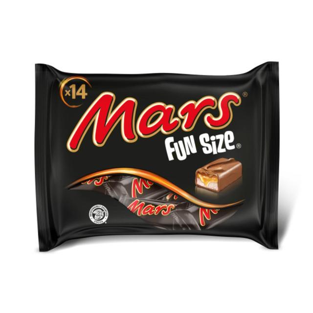 Mars Caramel Nougat & Milk Chocolate Funsize Snack Bars Multipack   275g GOODS M&S   