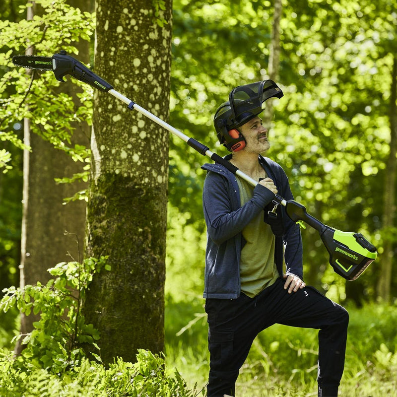 Greenworks 60V pole trimmer 25cm bar (British brand)