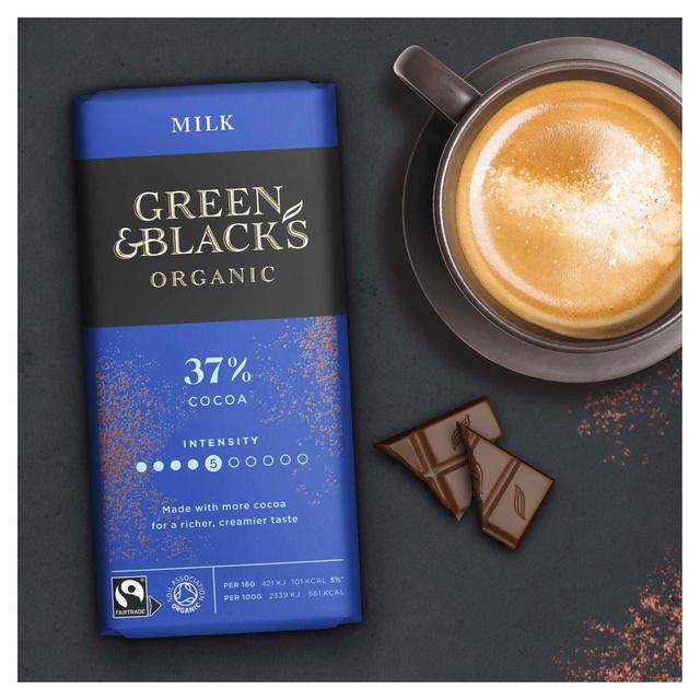 Green & Black's Organic Milk Chocolate Bar   90g GOODS M&S   