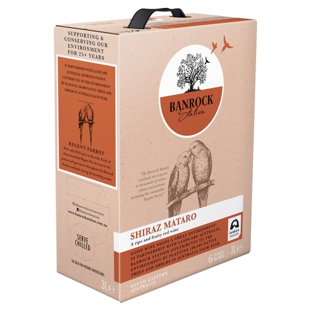 Banrock Station Shiraz / Mataro Wine Box   3L GOODS M&S   