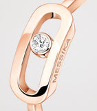 Messika Move Uno rose gold diamond ring 0.06ct (British brand)