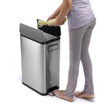 EKO Ecofly stainless steel pedal bin 30L, UK version