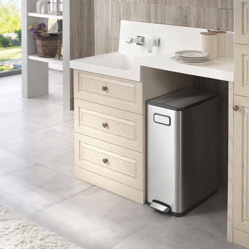 EKO Ecofly stainless steel pedal bin 30L, UK version