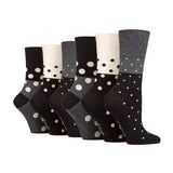 Gentle Grip 6 Pack Ladies Non Elastic Bamboo Socks