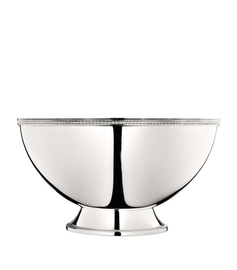Christofle silver-plated Malmaison punch bowl 42cm - British product
