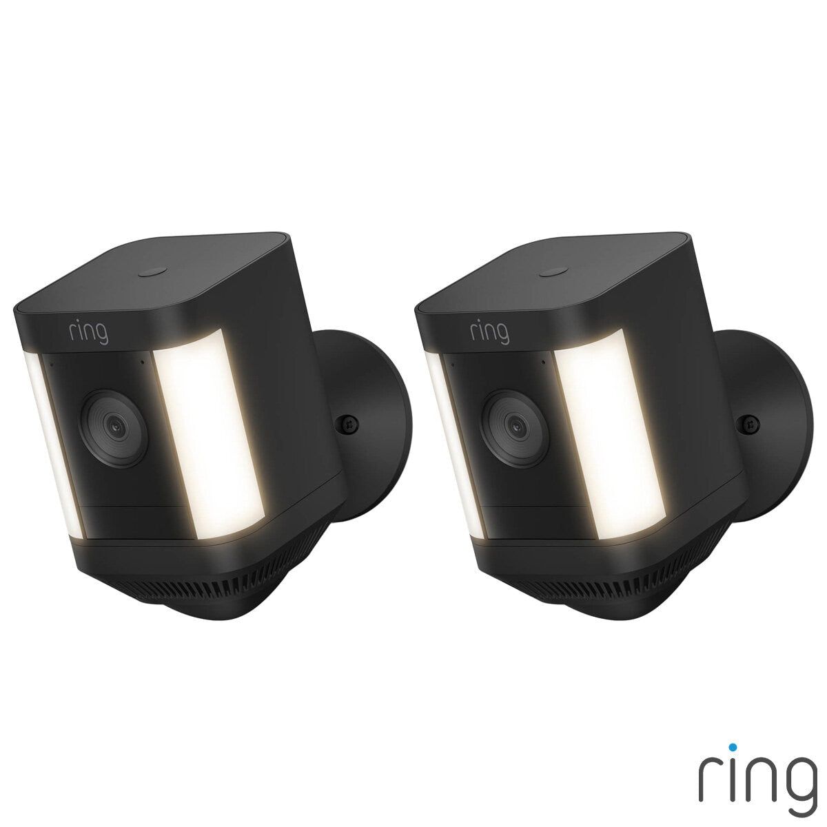 Ring Battery Spotlight Cam Plus in Black - 2 Pack GOODS Costco UK