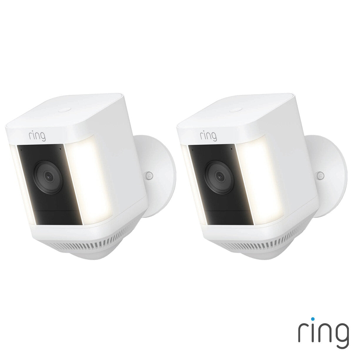 Ring Battery Spotlight Cam Plus in White - 2 Pack GOODS Costco UK