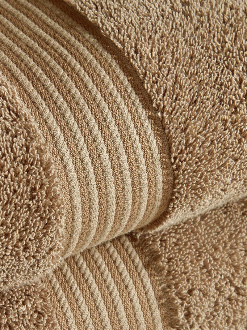 Christy Supreme Hygro mocha brown towel, imported from the UK