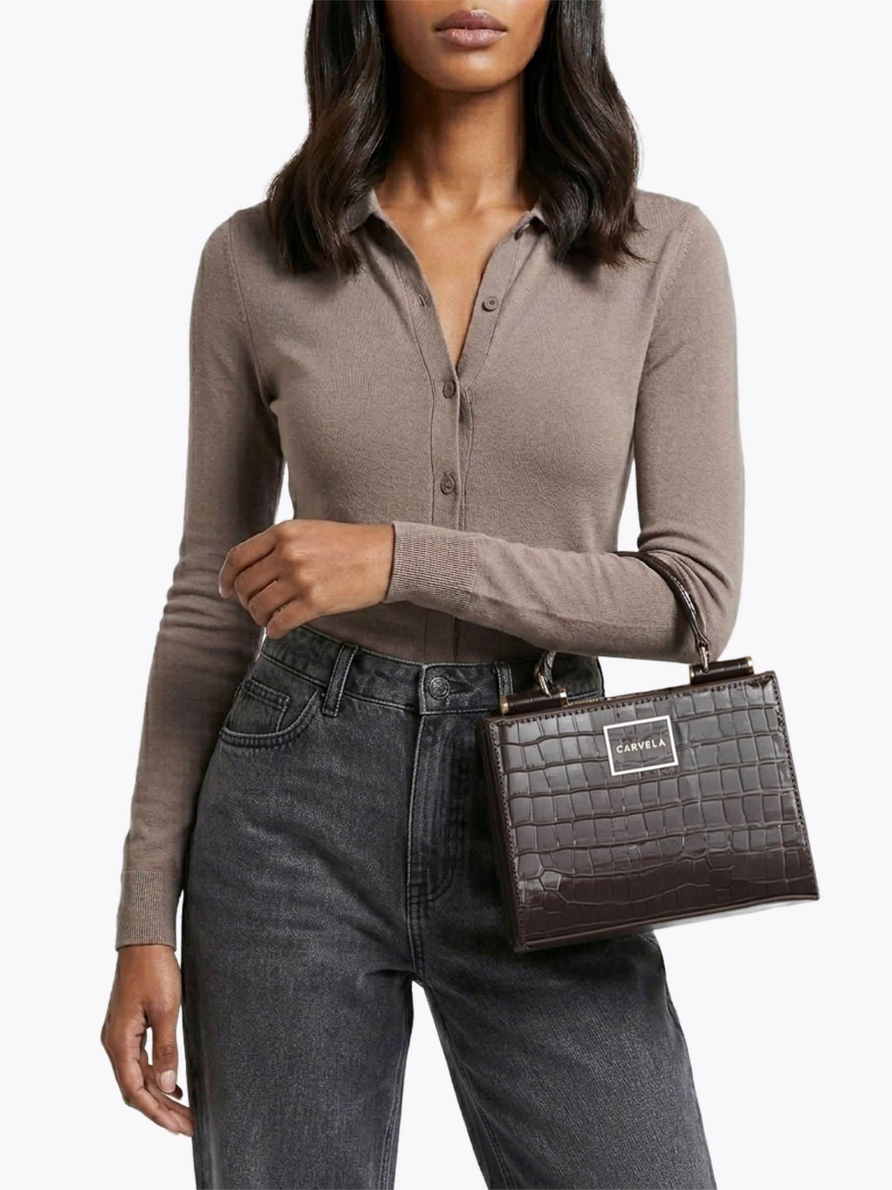 Carvela brown Jessica mini tote handbag, UK version