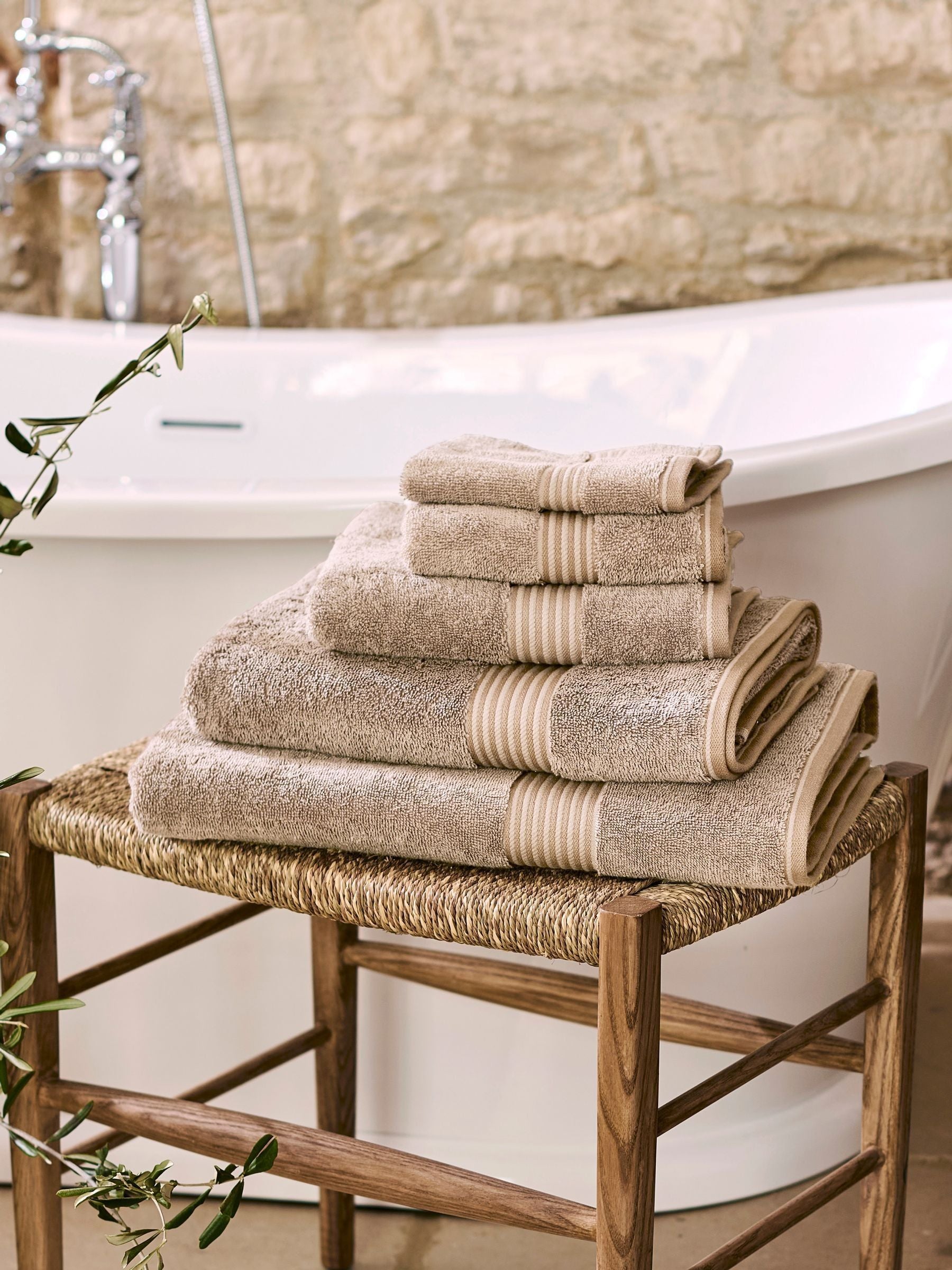 Christy Stone Beige Supreme Luxury Cotton Towel