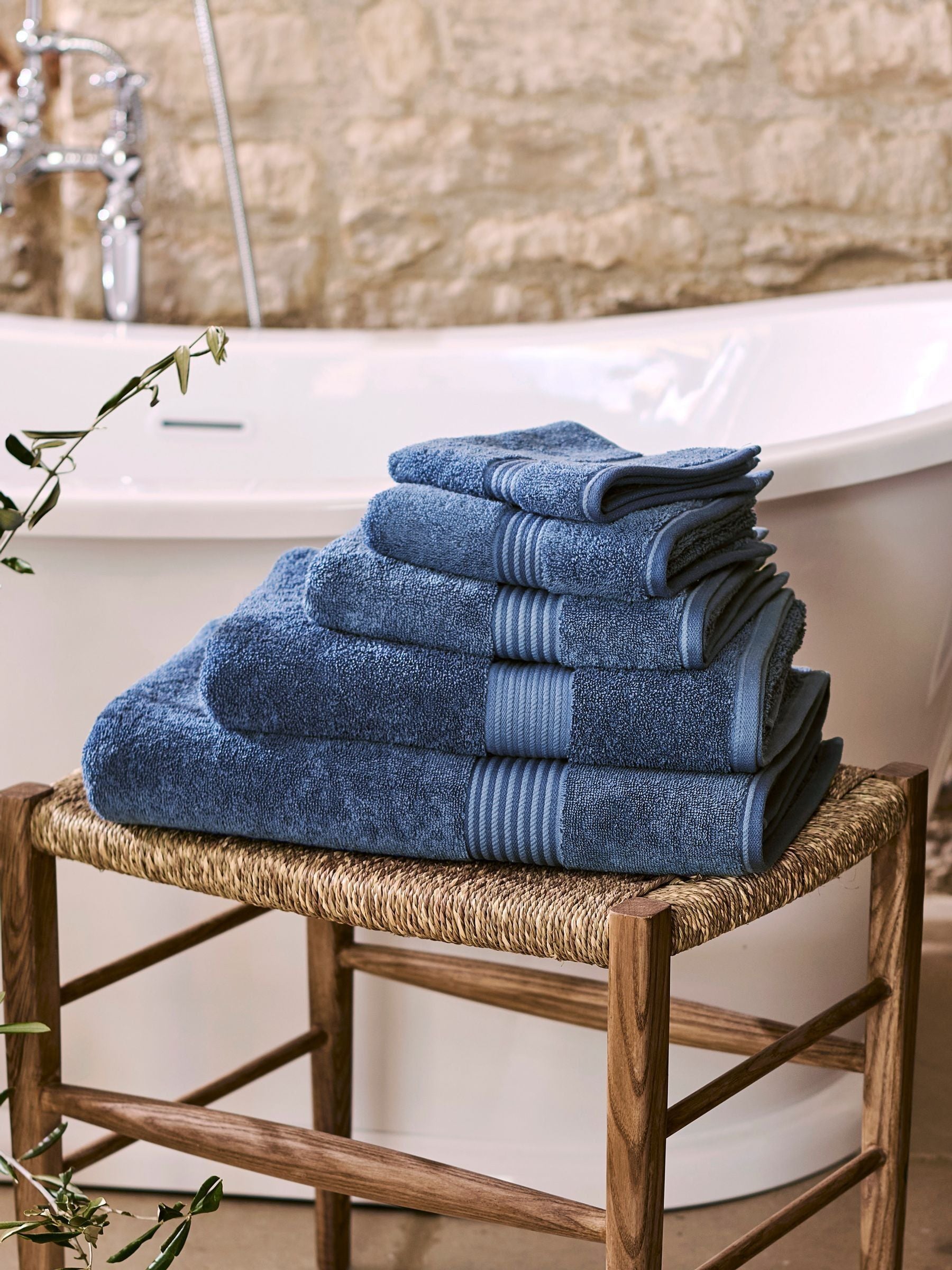 Christy Deep Sea Blue Supreme Luxury Cotton Towel