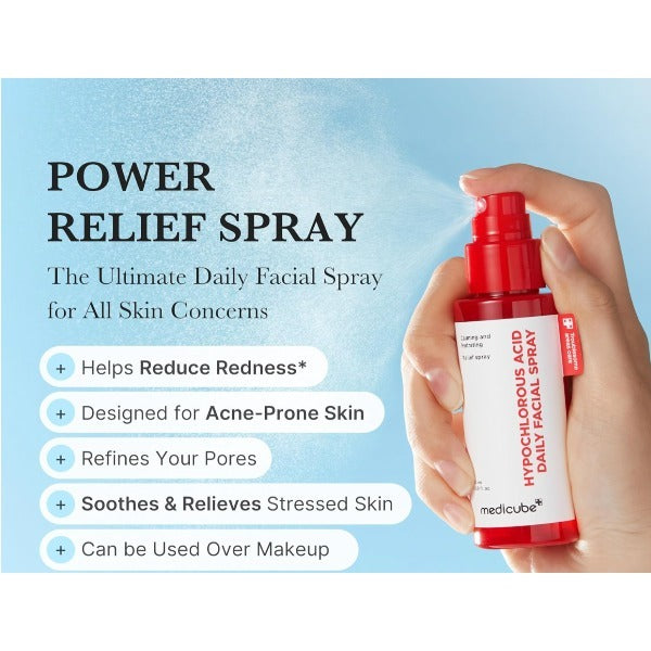 Medicube Hypochlorous Acid Daily Facial Spray 125ml (British brand)