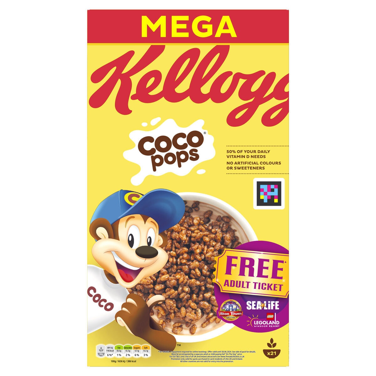 Kellogg's Coco Pops, 2 x 650g GOODS Costco UK