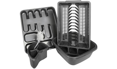 Argos Home 5-teiliges Spülbecken-Set – Silber