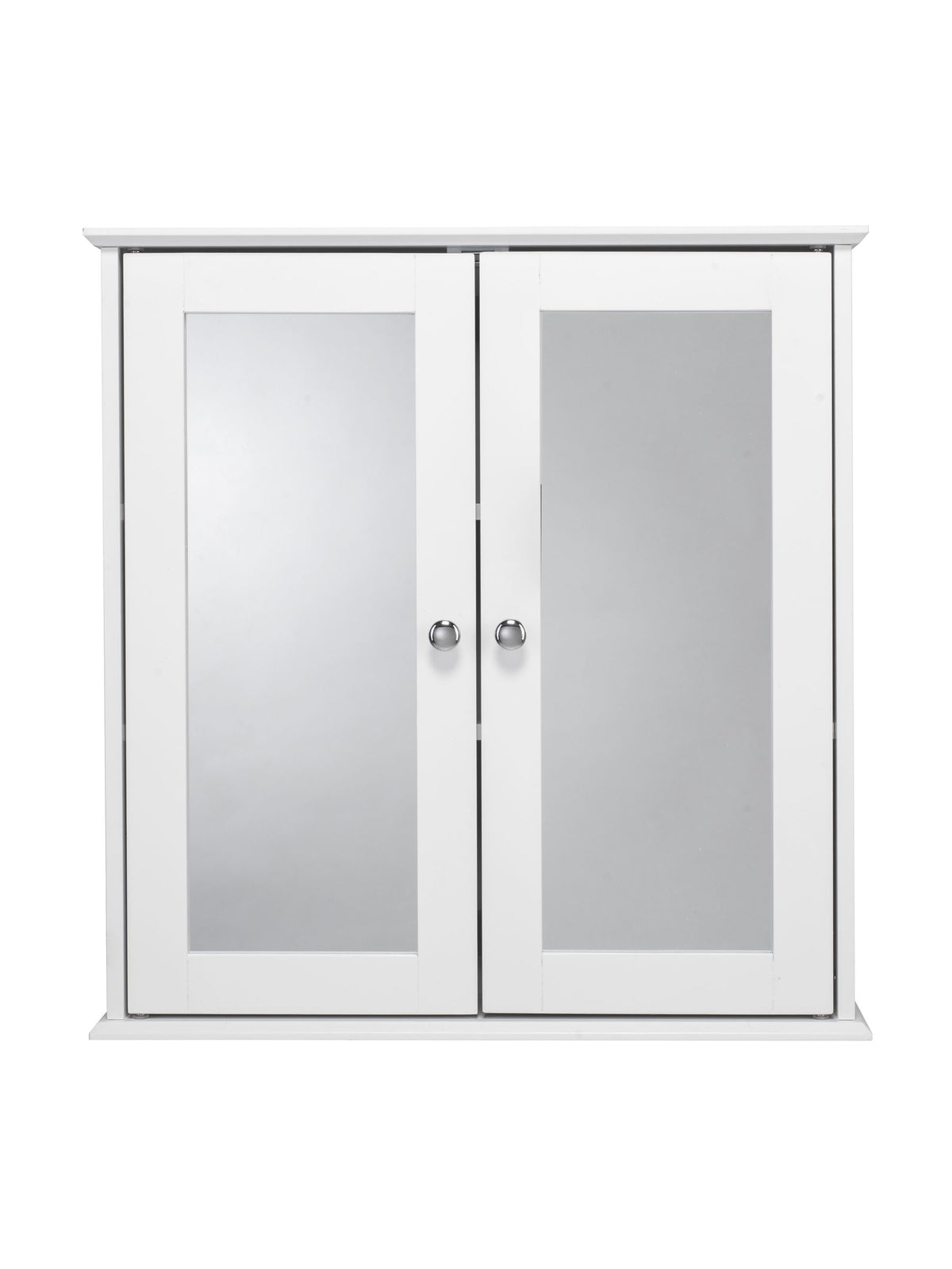 Croydex Ashby White Wooden Double Door Cabinet 580x 560mm