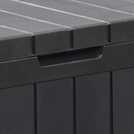 Keter outdoor garden storage box grey 270L, UK version