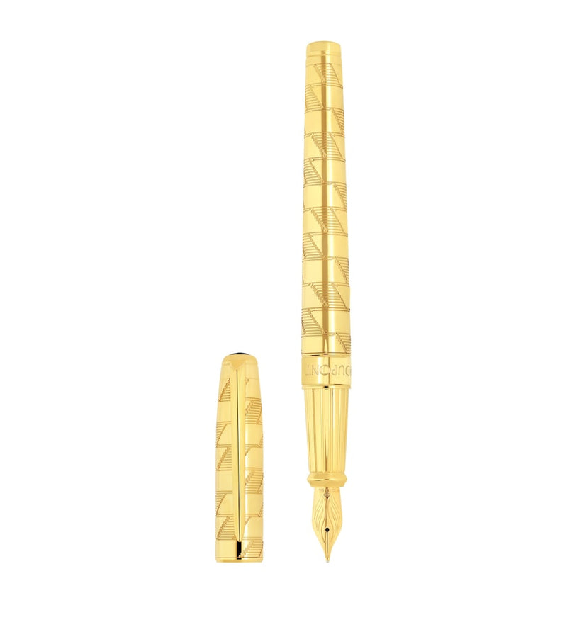 S.T. Dupont Large Line D Eternity Monogram 1872 Fountain Pen (British brand)