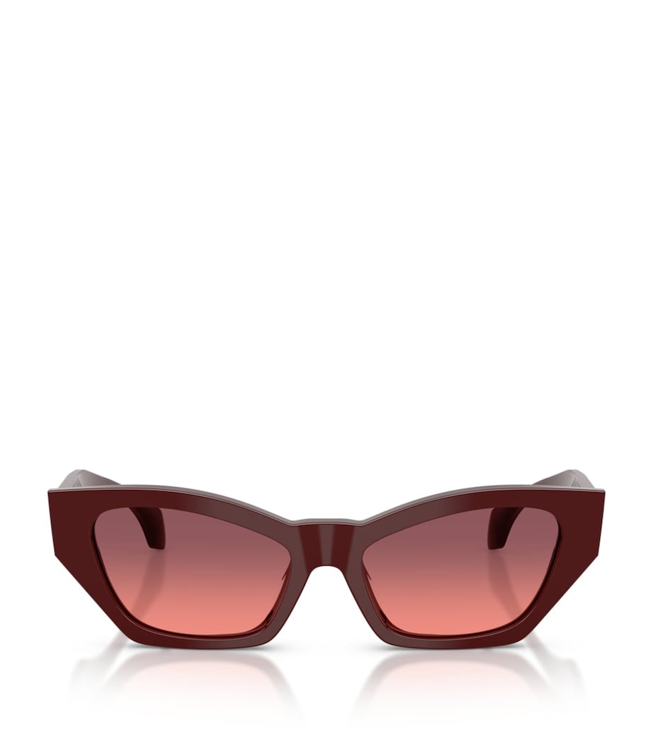 Versace cat-eye red tint sunglasses - British product