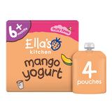 Ella's Kitchen organic mango yogurt pouches 4x90g (British brand)