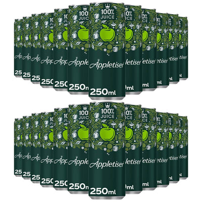 Costco UK Appletiser Sparkling Apple Juice Drink Cans, 24 x 250ml- Buy online at McGrocer
