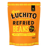 Gran Luchito Refried Beans Smoky Chipotle 4 x 430g, UK Version