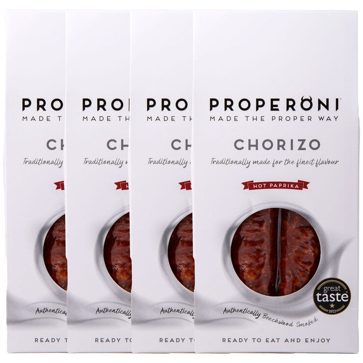 Properoni Hot Paprika Chorizo 4 x 180g