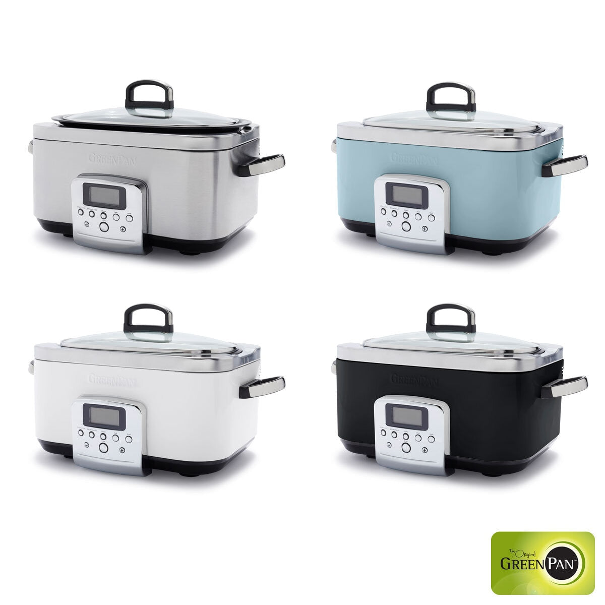 GreenPan slow cooker 6L, imported from the UK