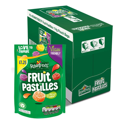 Costco UK Rowntree's Fruit Pastilles Mixed Fruit Flavour Sweets Multipack 10 x 114g- Buy online at McGrocer
