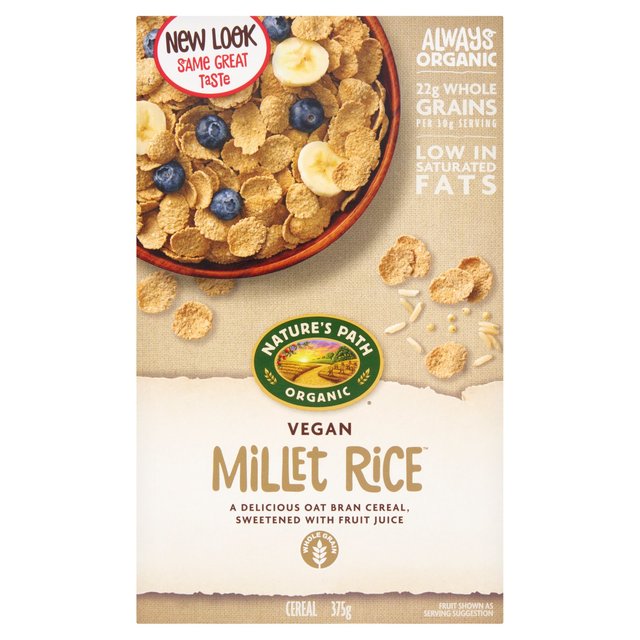 Natures Path Wheat Free Organic Millet Rice Oatbran   375g GOODS M&S   