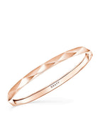 Graff rose gold bangle, 4mm width (British brand)