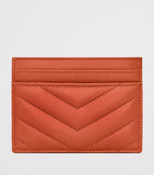 Saint Laurent Cassandre leather card holder with YSL hardware - British product