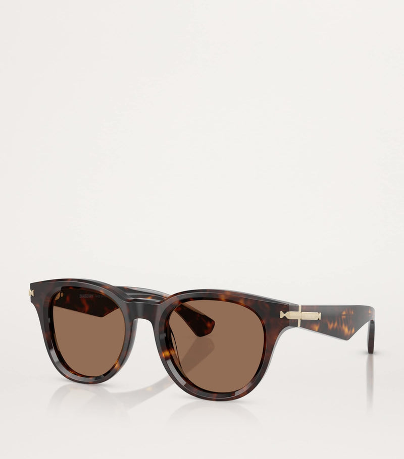 Burberry acetate round sunglasses - British product
