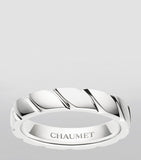 Chaumet Torsade de Chaumet platinum wedding ring, UK version