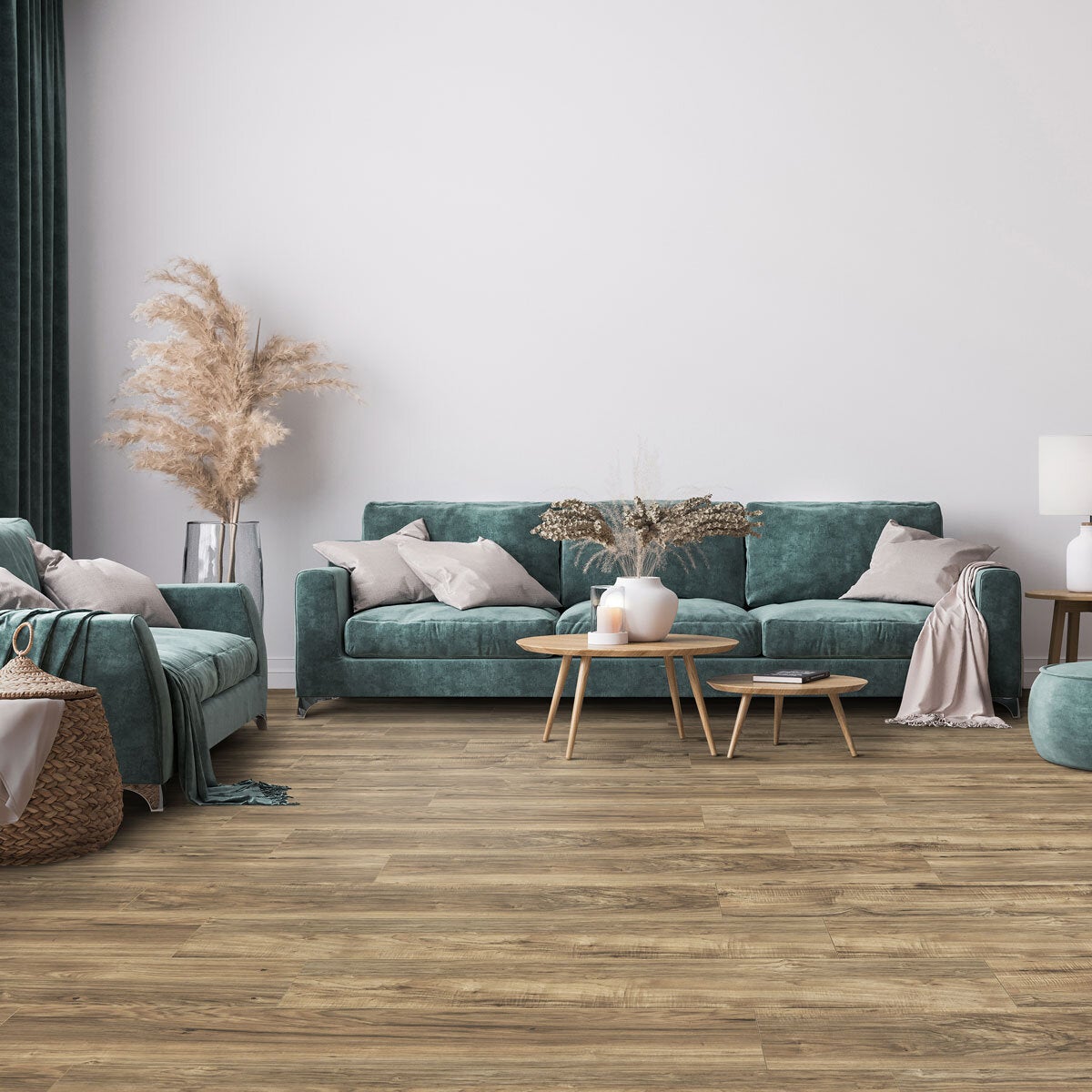 Golden Select Toasted Almond laminate flooring 1.146m² pack, UK version