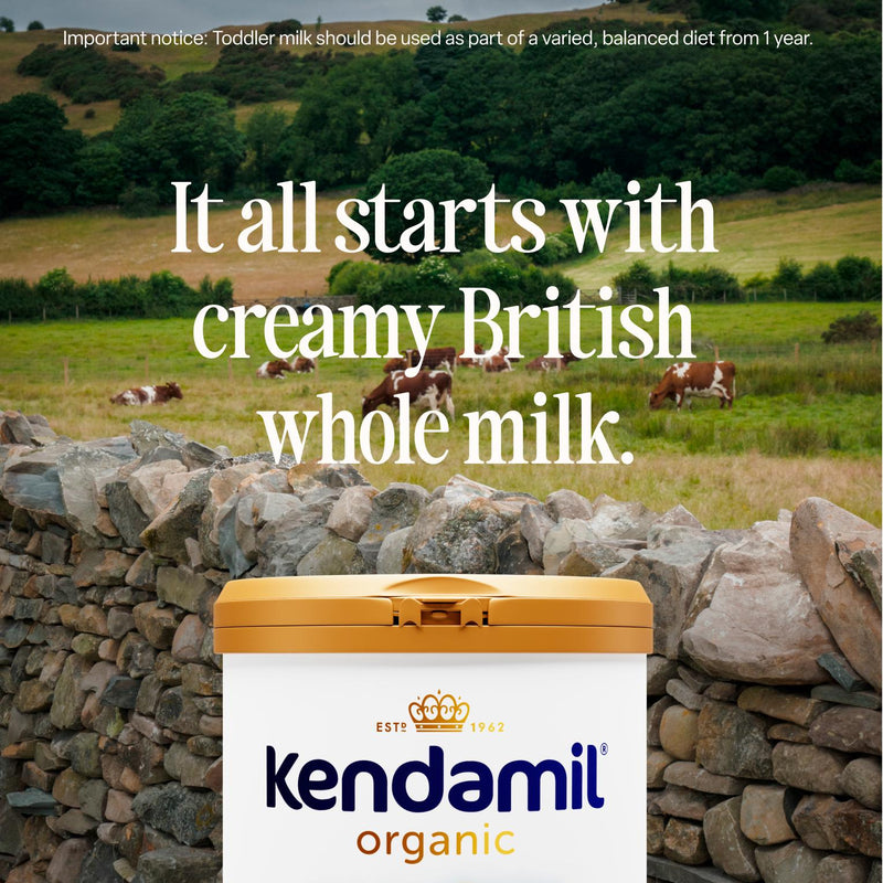 Kendamil Organic 3 Toddler Milk Powder 800g, imported from the UK