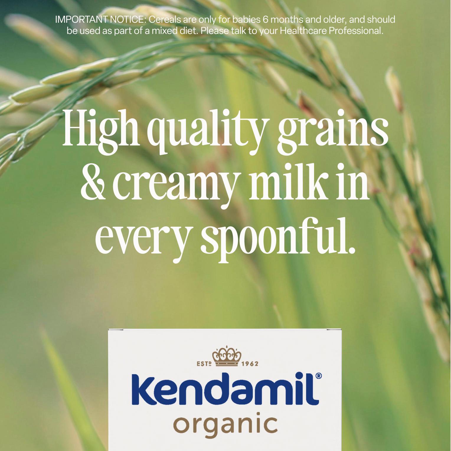 Kendamil organic smooth baby rice 120g, imported from the UK
